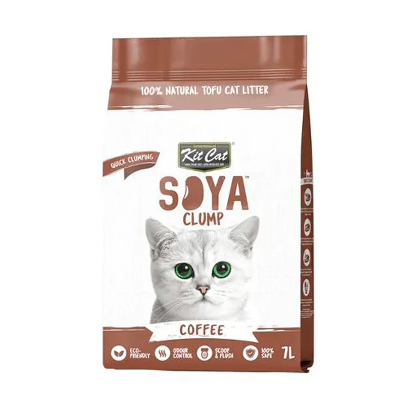 Kit Cat SoyaClump Arena de Soja BIO - Coffee 7L