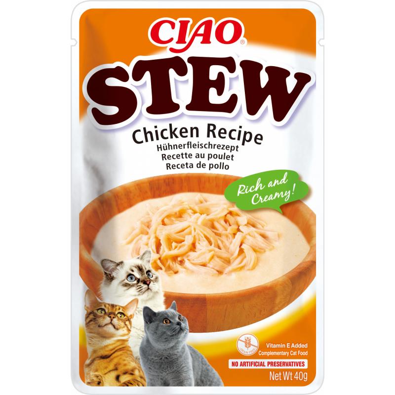 Churu Stew Estofado De Pollo Sobre Para Gatos 12 x 40gr