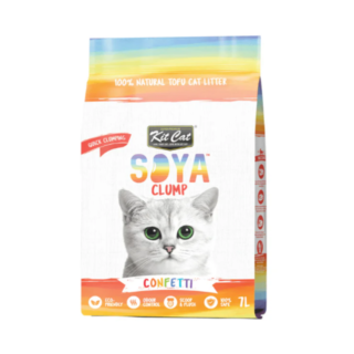 Kit Cat SoyaClump Arena de Soja BIO - Confetti 7L