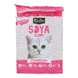 Kit Cat SoyaClump Arena de Soja BIO - Strawberry 7L