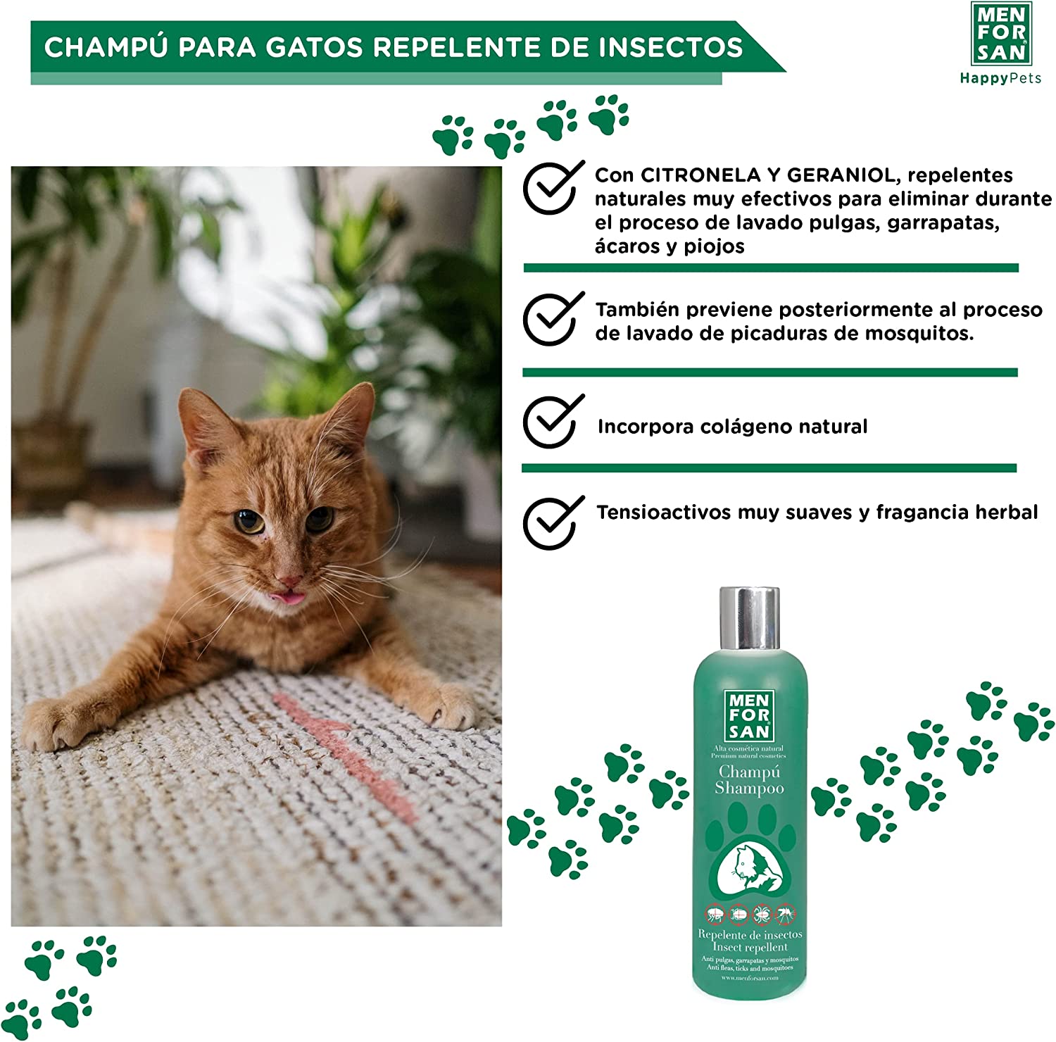 Menforsan Champú Repelente Citronela - Imagen 6