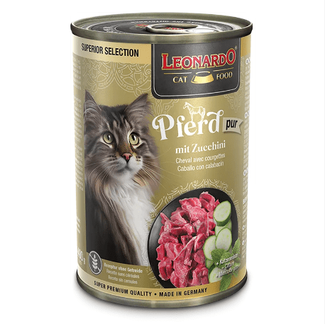Leonardo Superior Selection Caballo y Calabacín Latas para Gatos - Imagen 2