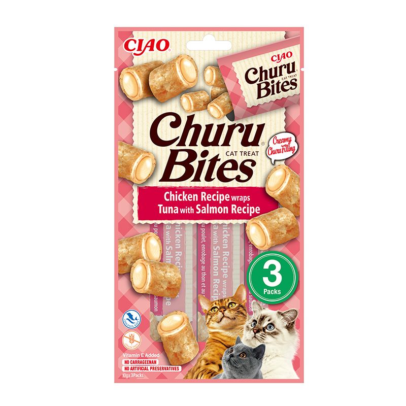 Churu Bites Receta De Atún Con Salmón para Gatos