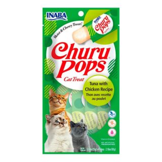 Churu Pops Receta De Atún Con Pollo para Gatos