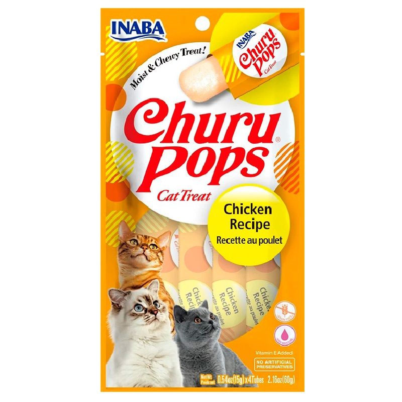 Churu Pops Receta de Pollo Snack para Gatos