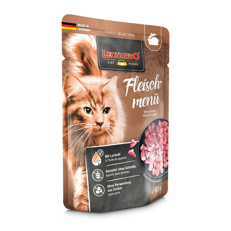 Leonardo Menú Finest Selection Sobres con Carne 85gr