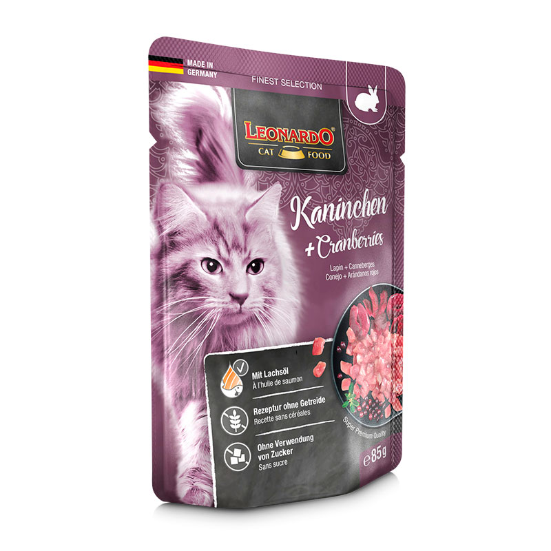 Leonardo Menu Finest Selection Conejo & Arándano rojo 85gr