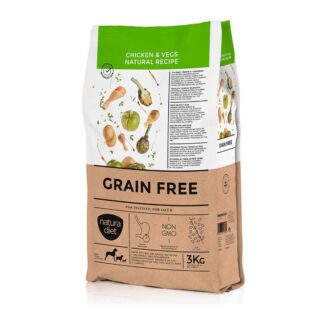 Natura Diet Grain Free Pollo y Vegetales Pienso para Perros