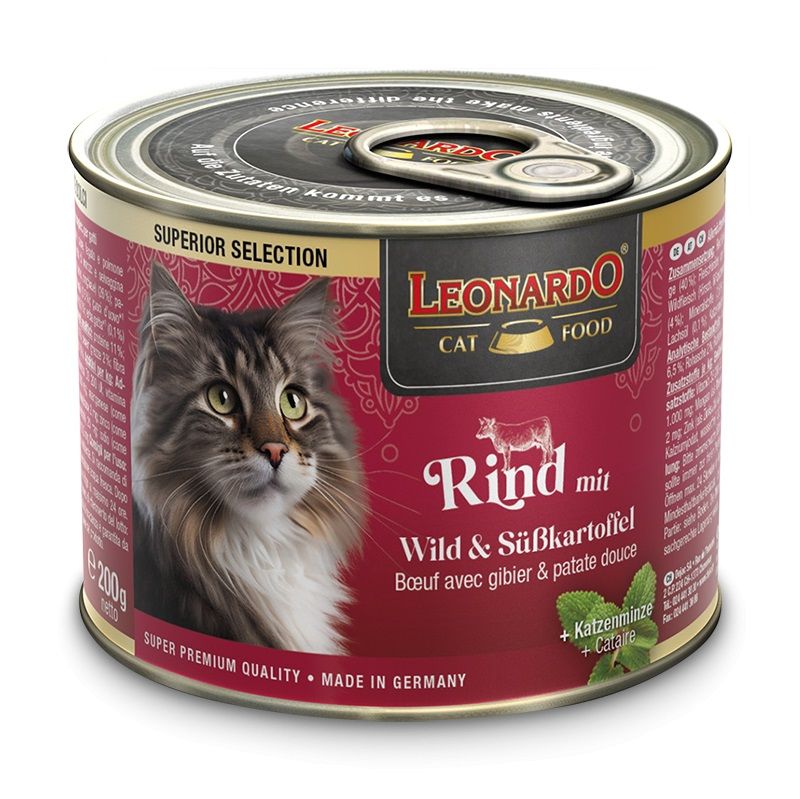 Leonardo Superior Selection Venado y Boniato Latas para Gatos