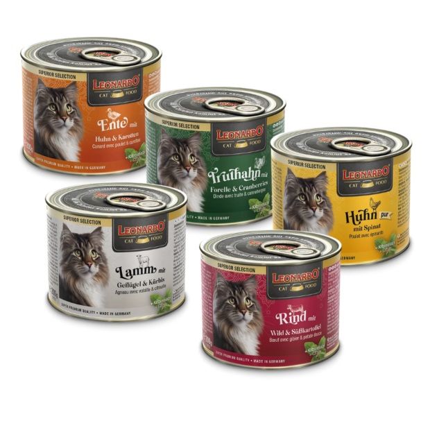Leonardo Superior Selection Trucha y Arándanos Latas para Gatos - Imagen 3