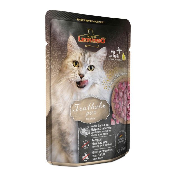 Leonardo Puro en Pavo Comida Húmeda para Gatos - Imagen 2