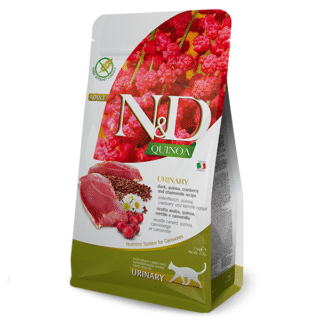 Farmina N&D Cat Quinoa Urinary Pato con Arándanos