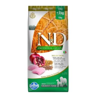 Farmina N&D Ancestral Selection Dog Medium Maxi Pollo