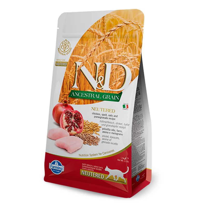 Farmina N&D Ancestral Cat Neutered con Pollo