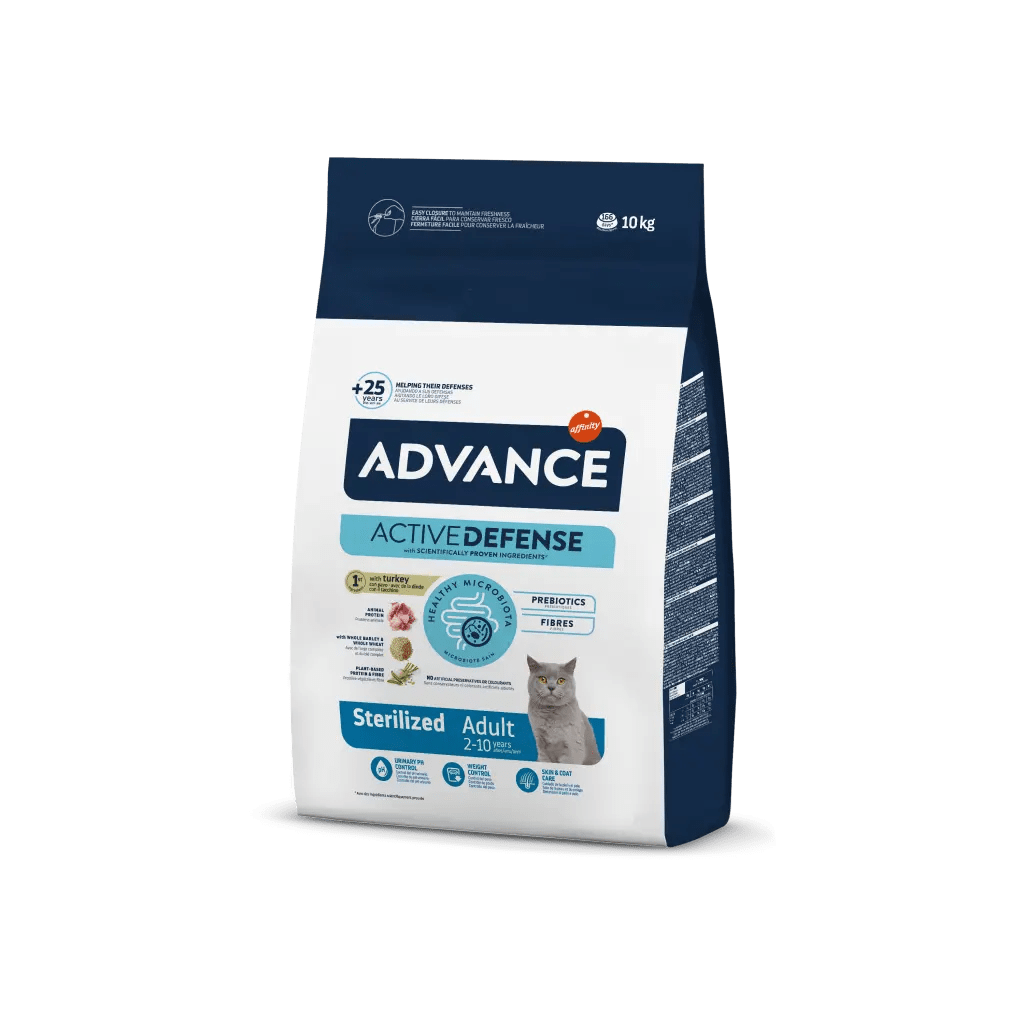 Advance Active Defense Gato Esterilizado con Pavo