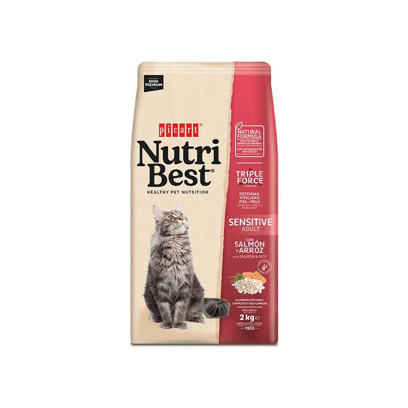 Nutribest Cat Adult Sensitive con salmón